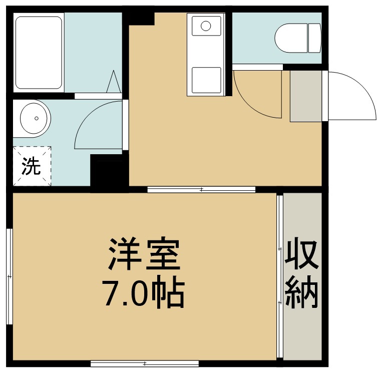 Ｌａｕｒｅｌ新寺 204号室 間取り