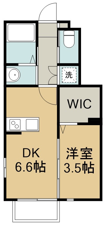 ベル・ドミール新田 間取り図