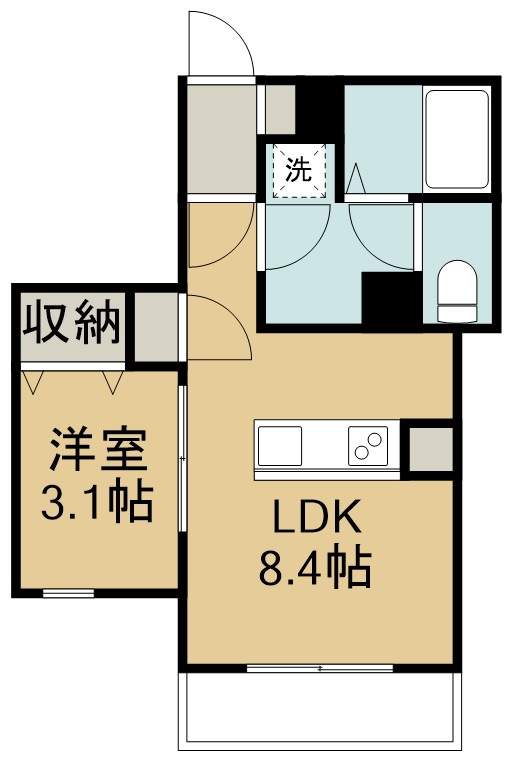 アーバンコートⅡ 303号室 間取り