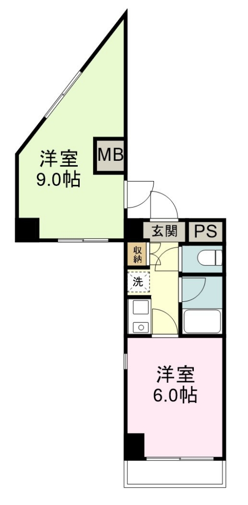 水の森パークパレス 間取り図