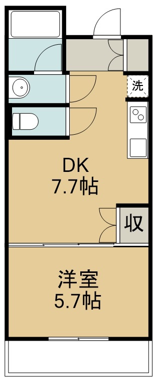 パンノワール榴岡 間取り図