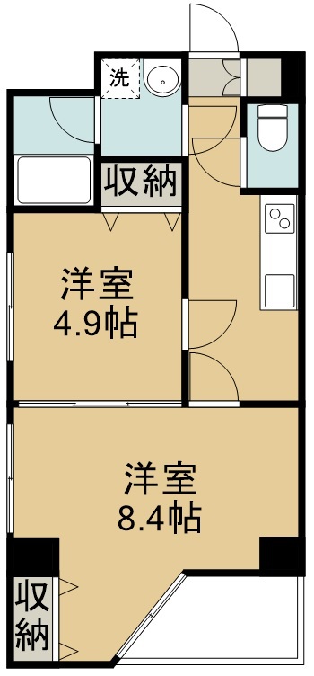 ボヌール・エスト 203号室 間取り