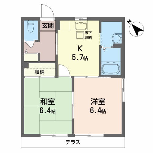 サニーコート 間取り図