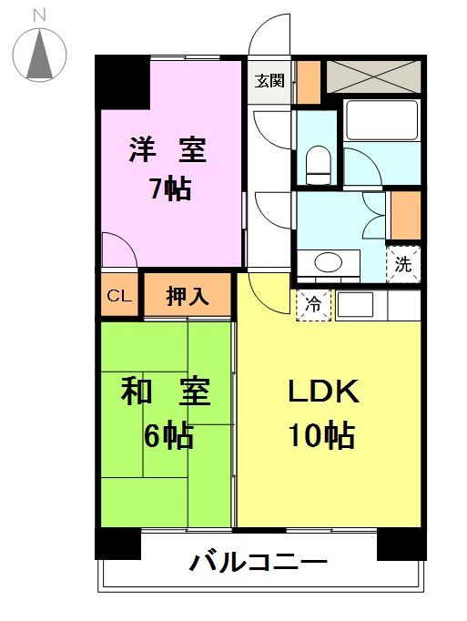 アミューゼ片平 間取り図