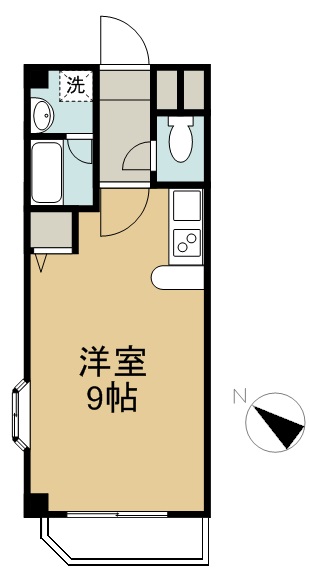 ラポール勾当台 301号室 間取り