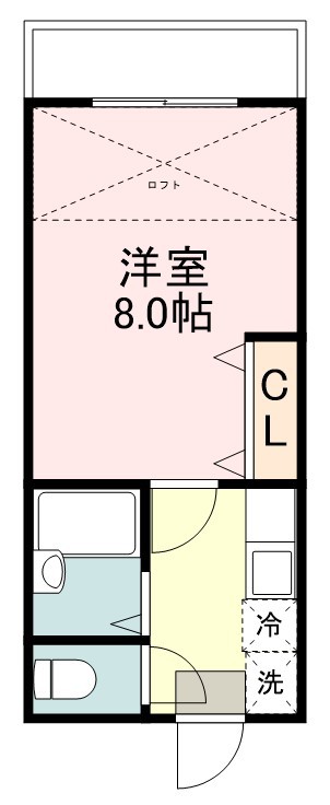 リョウヒルズ 205号室 間取り