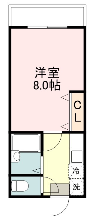 リョウヒルズ 106号室 間取り