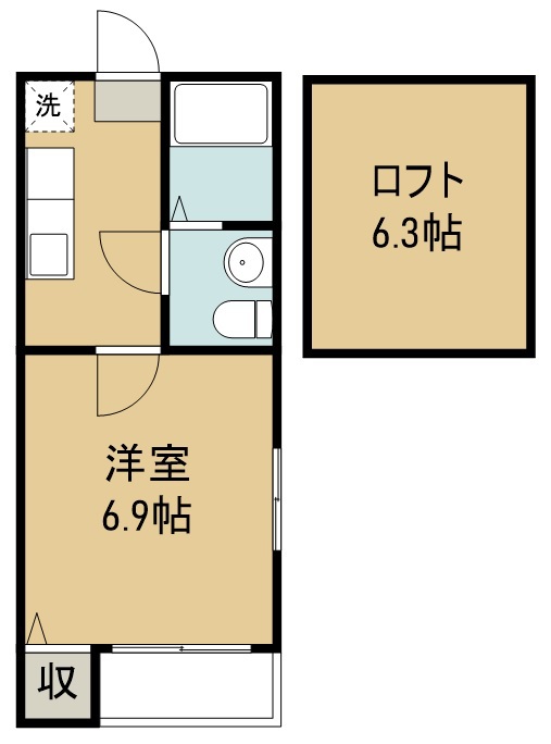 ｓｔａｇｅ宮城野原 間取り図