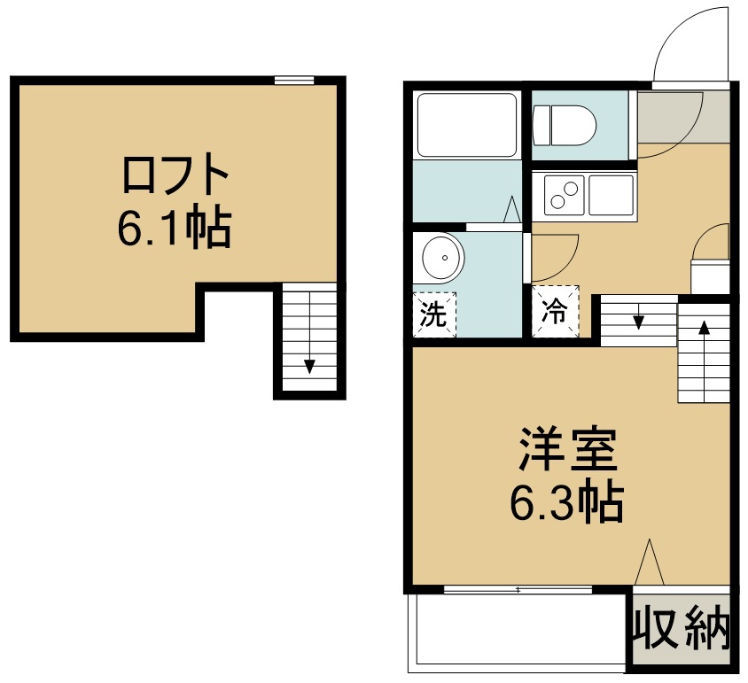 ＣＥＲＥＳＩＡ仙台Ｅａｓｔ 間取り図