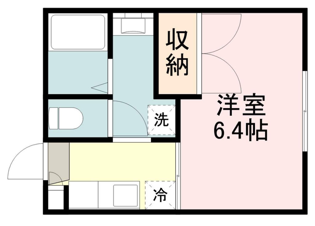 パティオＭＩＵ 間取り図