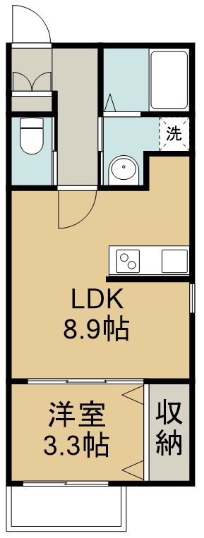 アルカンシエルＯ 101号室 間取り