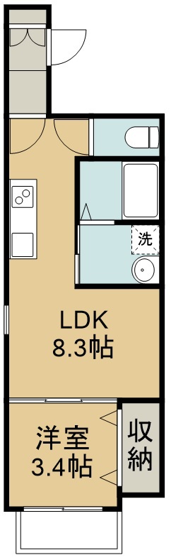 アルカンシエルＯ 202号室 間取り