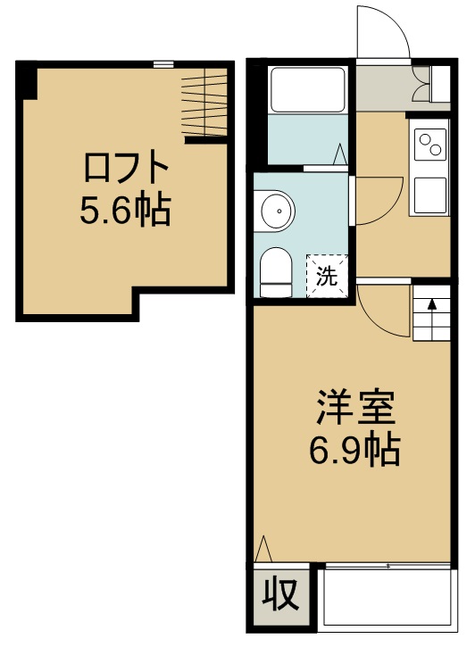 ｃｕｏｒｅ　Ｋ 201号室 間取り