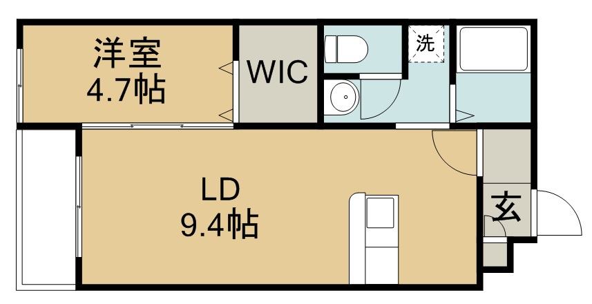 メゾンエスポワール成田町 間取り図