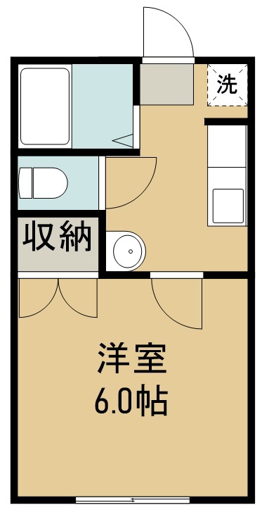 サンパレス松岡町 103号室 間取り