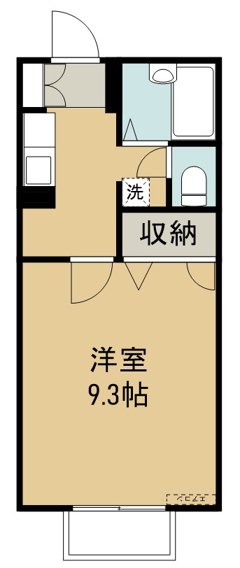 プレジオＯＨⅢ 205号室 間取り