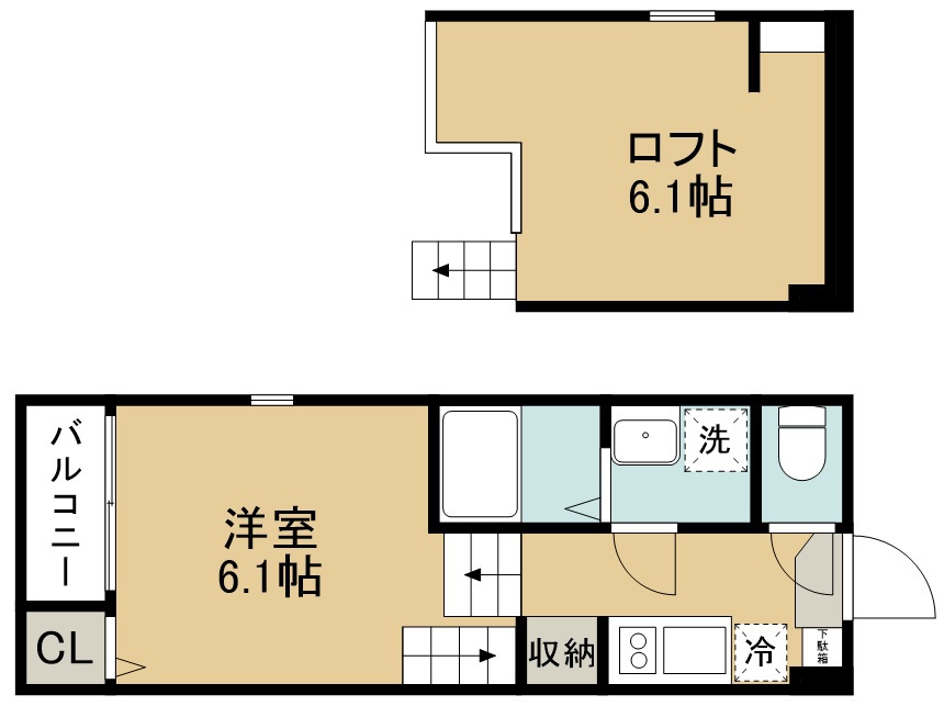 ハーモニーテラス表柴田 間取り図