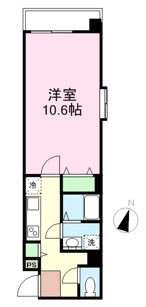 テラス３１五橋 間取り図