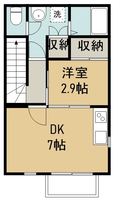 ラスティーズ榴岡公園 間取り図