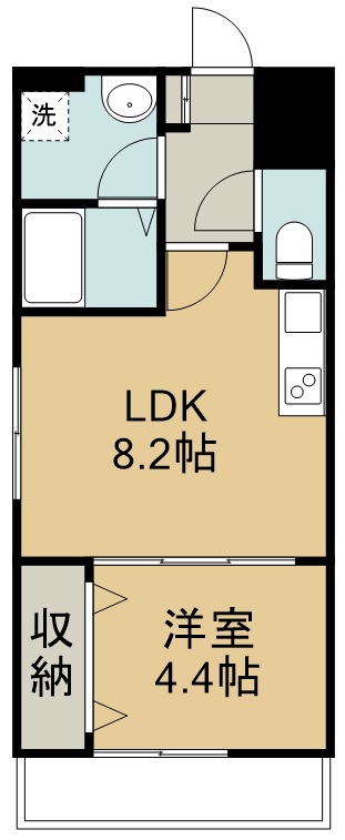 ブラン蒲町 303号室 間取り