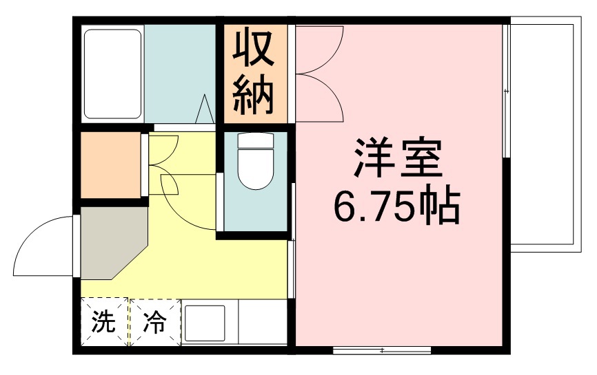 ロイヤルパインＡ 間取り図