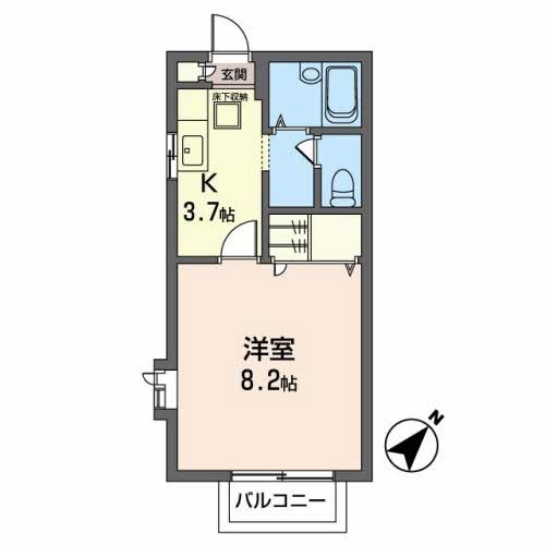 アネックス 102号室 間取り