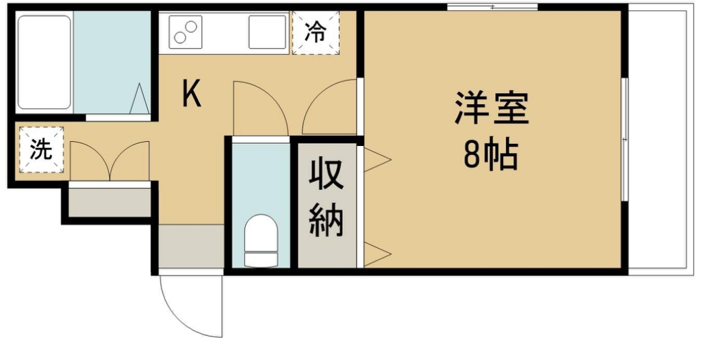 クリスタルハイツ 間取り図