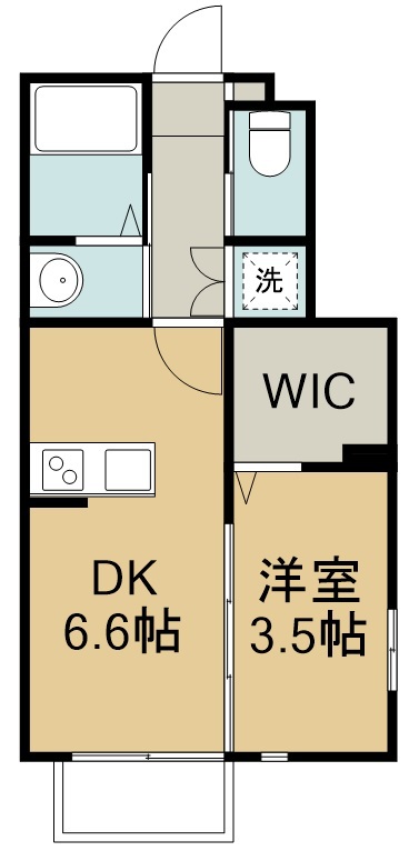 ベル・ドミール新田 間取り図