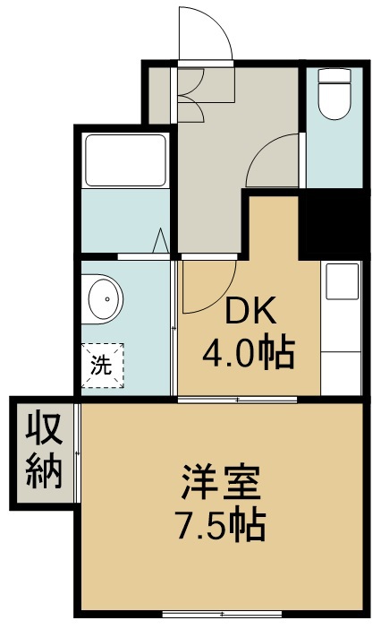 ダルトンハウスⅠ 間取り図