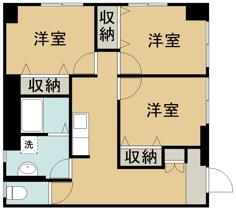 菊文ビル 間取り図