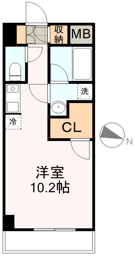 ステラハウス勾当台公園 1003号室 間取り