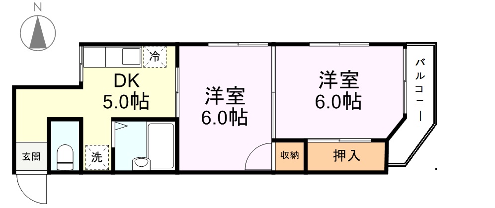 セントラルレジデンス 501号室 間取り