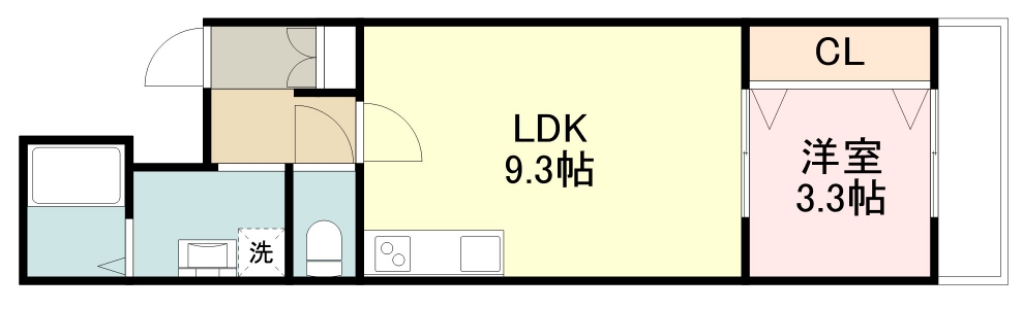 ラフィーノ長町一丁目 301号室 間取り