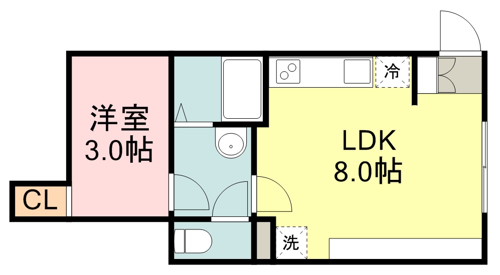 ラフィーノ長町南 105号室 間取り