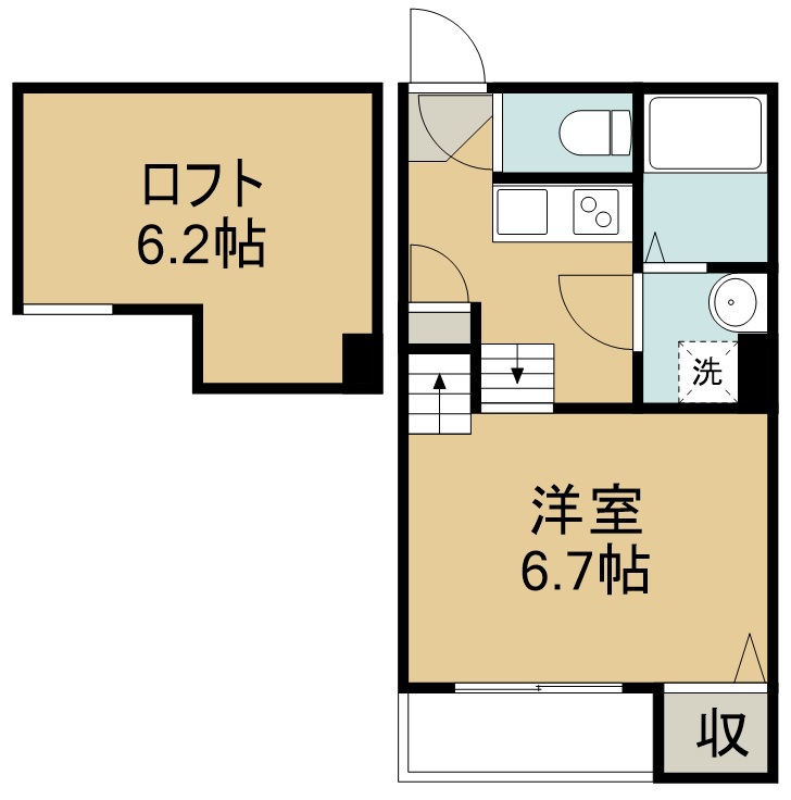 アローラテラス卸町 間取り図