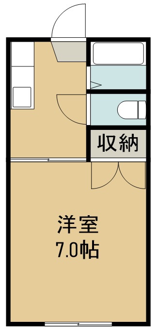 コーポユリ 間取り図