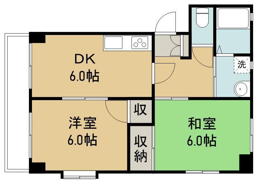 ＳＤハイツ南小泉 302号室 間取り