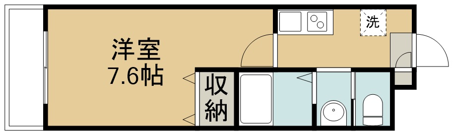 ロイスヒルズ宮千代 302号室 間取り