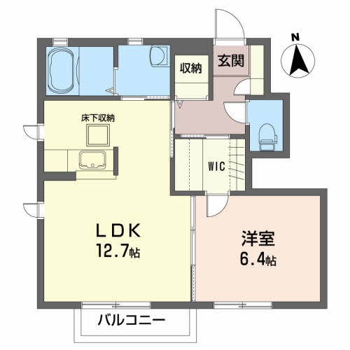 メゾンドラフィネＣ 101号室 間取り