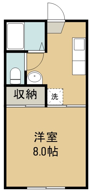 陽光ハイツＡ棟 間取り図