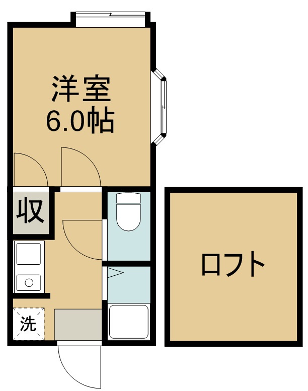 エクセルシャトー原町 202号室 間取り