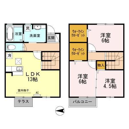 サンスカイ 間取り図