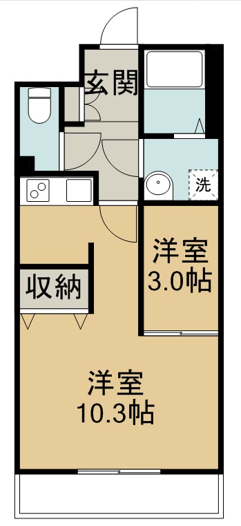 ウィンズウッド 501号室 間取り