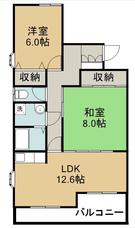 山建Ⅱ 間取り図