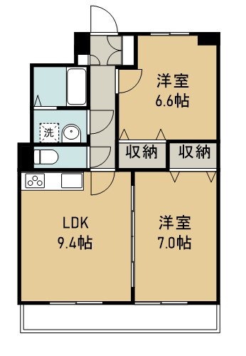 パインイーストⅠ 間取り図