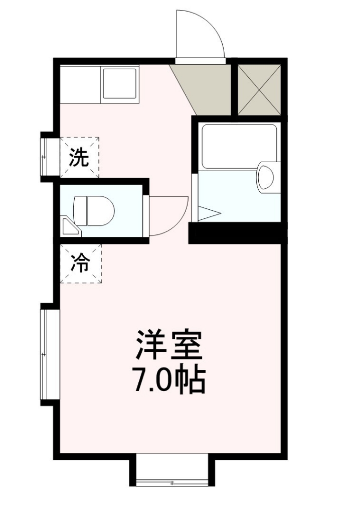 フローレンス旭ヶ丘 間取り図