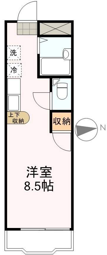 フローレンス旭ヶ丘 間取り図