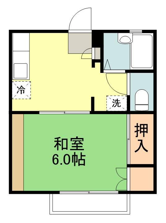 新松明荘 間取り図