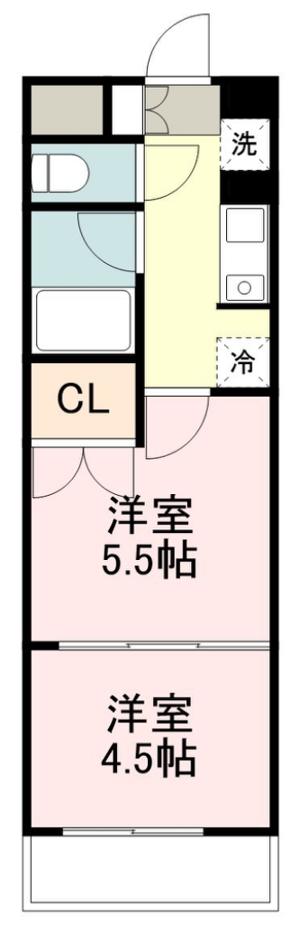 アルファ台原 間取り図