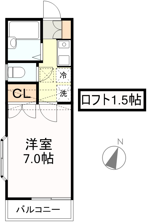 クリスタルパレス弐番館 間取り図